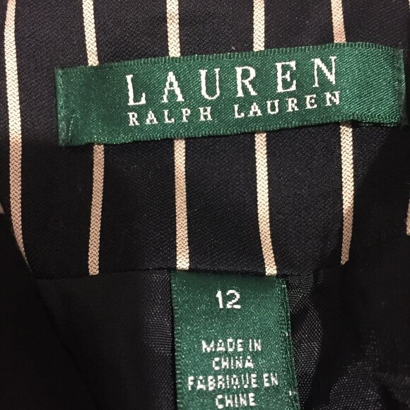 LAUREN RALPH LAUREN STRIPE BLAZERS SIZE 12 - Picture 7 of 9